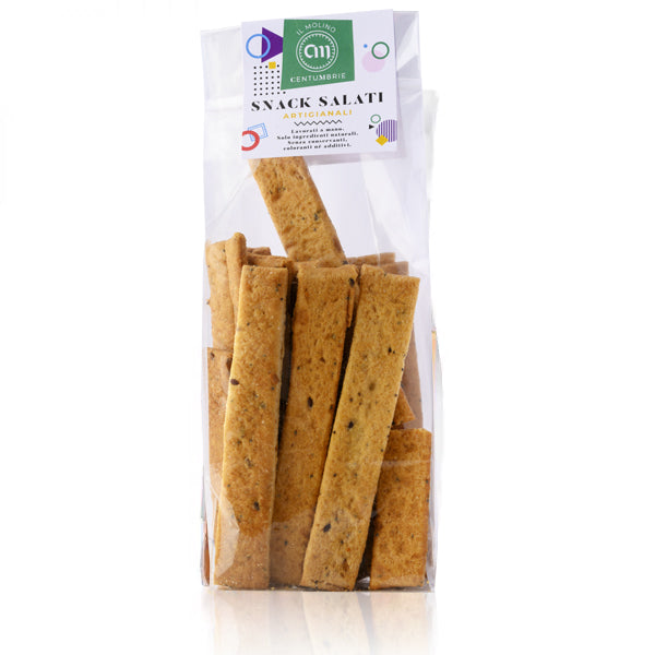 Crackers Artigianali - Snack Salati Centumbrie – Frantoio CM SRL -  CENTUMBRIE